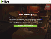 Tablet Screenshot of gnextech.com